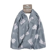 Westie Dog Lover Scarf - All-year-round scarf- Lightweight material, 67"