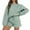 05#Mint Green, variant on Women 2 Piece Outfits Sweat Shorts Sets 2025 Oversized Casual Lounge Matching Set Sweatsuit Tracksuit Fall Clothes Mint Green XL