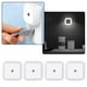 thumbnail image 2 of Lámpara de luz nocturna LED enchufable de 4 unidades con sensor inteligente de anochecer a amanecer, ideal para habitación infantil, baño, cocina, pasillo, escaleras (blanca), 2 of 7