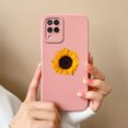 thumbnail image 1 of Case For Samsung A 12 M12 F12 Flower Astronaut Square Lens Protection Soft Liquid Silicone Back Cover For Samsung A12 A M F 12, 1 of 1