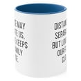 thumbnail image 2 of Family Gifts, Distance may separate us, but love keeps, Two-Tone 11oz Mug, 2 of 4