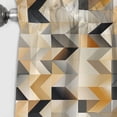 thumbnail image 3 of Designart "Serene Minimalist Polygons In Beige" Geometric Blackout Single Curtain Panel, 3 of 4