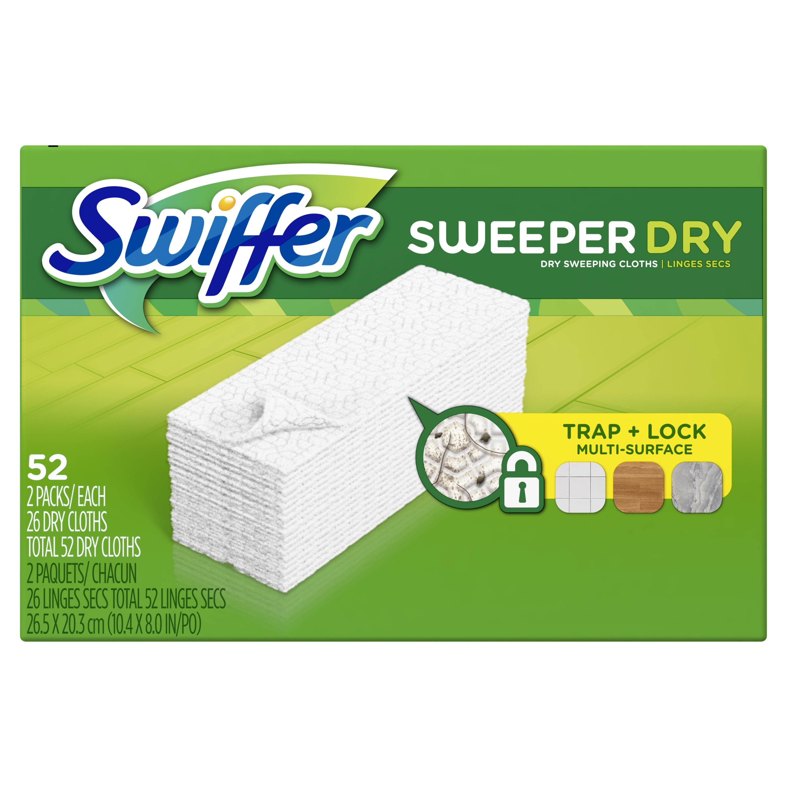 Swiffer Sweeper Dry Sweeping Cloths - Unscented - 52ct : Target