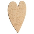 thumbnail image 3 of Blank Puzzle Heart Wood Cutouts 23-inch, 1/8 inch Thick, Pack of 3 Wooden Hearts for Crafts, Mother's Day and Valentines, by Woodpeckers, 3 of 5
