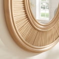 thumbnail image 2 of Modway Sovana Oval Rattan Wall Mirror, 2 of 8