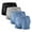 Blue1, variant on fatyb Underwear Boxers for Men Comfortable Stretch Boxer Soft Briefs Breathable Men's 4 Pack Underpants