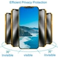 3PCS Privacy Matte Ceramic Screen Protector for iPhone 15 13 12 11 14