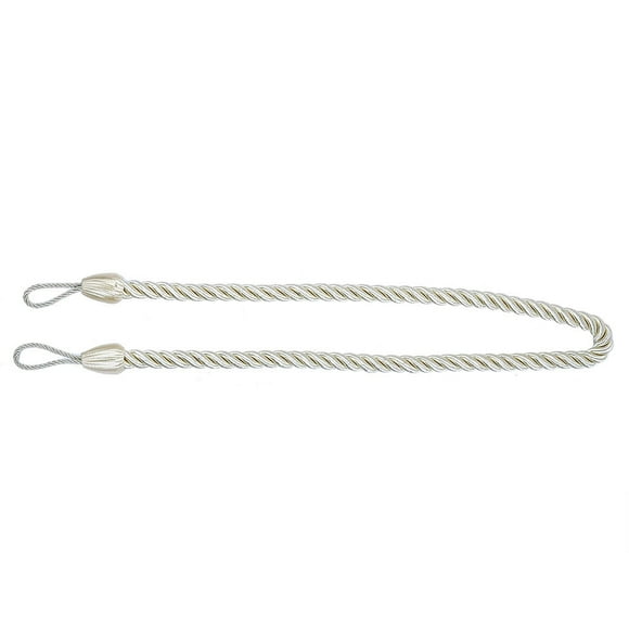 Curtain Tiebacks Curtain Tie Back Ropes Tie Backs for Window Curtain Cord Buckle Tiebacks Braided Tie Backs
