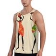 thumbnail image 2 of Gaeub African Women Men's Athletic Tank Top, Workout Sleeveless Shirts, Running Tank Tops for Gym, Running, Training - 4X-Large, 2 of 9