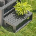 thumbnail image 3 of LebenLiebe Patio Side Table Aluminum Outdoor End Tables for Outside Small Rectangle Coffee Table Patio Furniture for Garden Backyard, Grey Frame, 3 of 5