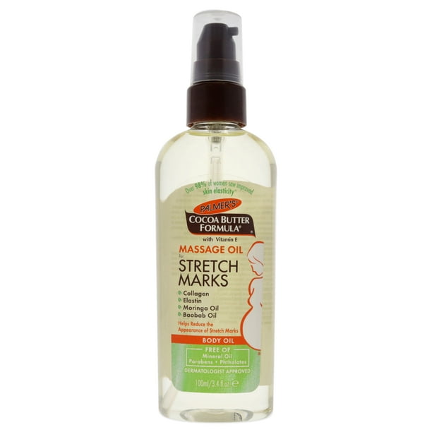 Palmers Aceite Aceite de masaje con fórmula de manteca de cacao para las estrías 3.4 oz Palmers Aceite 3.4 oz