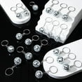 thumbnail image 5 of 100Pcs Mini Disco Ball Keychain, Mirror Bulk Keyring Favors for 70s 80s Supplies, 5 of 8