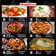 MAGEFESA Practika Plus 3.4-Quart Stainless Steel Pressure Cooker, 5 Safety Features, All Stovetops