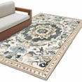 thumbnail image 6 of Farmhouse Boho Area Rug 4x6 Washable Rug Non Slip Vintage Farmhouse Bohemia Pattern Art Large Area Rug Indoor Floor Carpet for Entryway Bedroom Kitchen Living Room Home Office Dining Room Nursery, 6 of 8