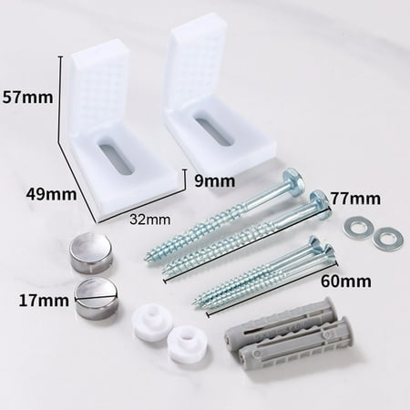 

Toilet Bidet Anchor Bolts Set Pan Fix to Floor Kit Repair Fixings Fitting Screws