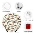 thumbnail image 4 of Honeii Colorful Armadillos1 Print Elegant Bone China Decorative Plate, Porcelain Plate,Art Crafts,Ceramic Ornaments for Home Office Wall Decor-10in, 4 of 6