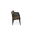 thumbnail image 4 of Lenox Steel Reception Waiting Room 4 Seats Chair / Black Steel / Brown, 4 of 5