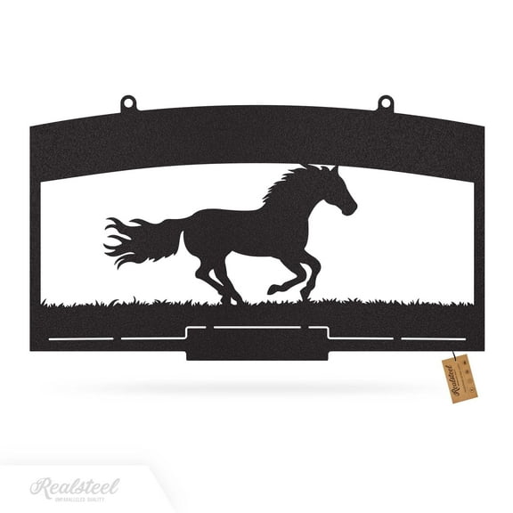 Personalized Farm Ranch Sign – Running Horse