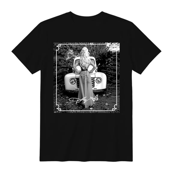 Mens Funny Vintage Dolly T-Shirt Country Music Legend Tshirt Short Sleeve Crewneck Graphic Tees Retro Tee Top L