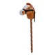 thumbnail image 2 of Juguete De Caballo De Palo De Peluche, Sonido De Relincho, Caballo De Palo De Peluche Con Pilas Para Niños, 2 of 7