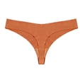 thumbnail image 5 of B91xZ Culottes pour Femmes en Coton Taille Haute, L Orange, 5 of 5