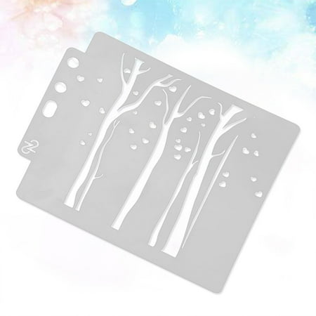 Raindrops Art Drawing Mask Template Reusable Stencil Assorted Patterns