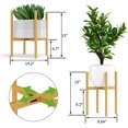 thumbnail image 5 of UU&T Plant Stand for Indoor Outdoor, Adjustable Plant Pot Stand Fits for 8" to 12" Pots, Modern Flower Holder Metal Plant Rack Organizer for Garden Home Office, Gold, 5 of 5