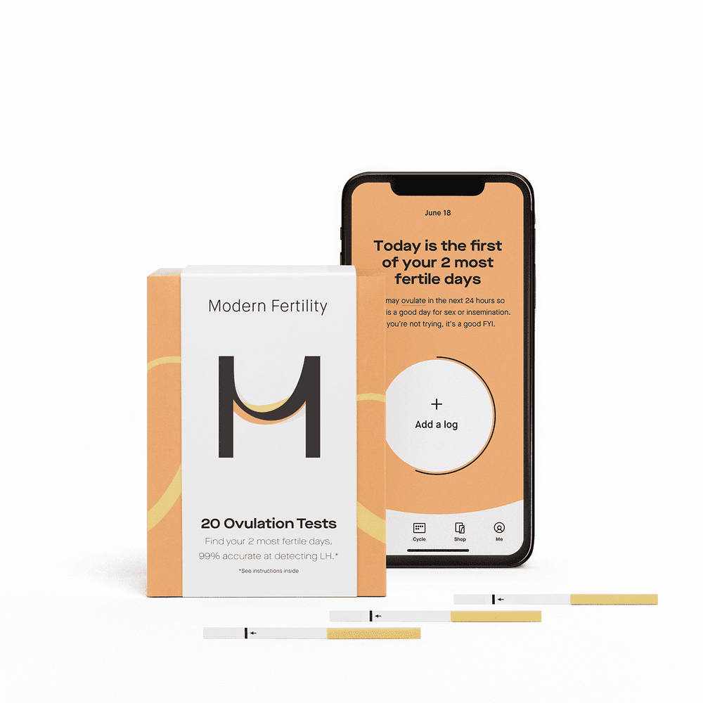 Modern Fertility Ovulation Test, 20 Strips in Ovulation Kit Walmart