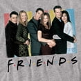 thumbnail image 2 of Friends Cast Logo Women's T Shirt, Athletic Heather, X-Large, 2 of 6