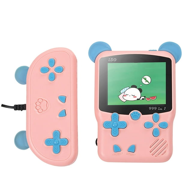 Consola de juegos portátil M6 Retro Mini Game Player, con 999 juegos clásicos FC, batería recargable de 1020 mAh.