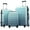 Gradient Blue, variant on MAYEERTY 3-Piece Gradient Color PC Luggage Set with TSA Lock for Travel, 20"+24"+28"Lightweight&Hardshell Suitcases