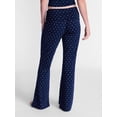 thumbnail image 3 of No Boundaries Cotton Blend Jersey Sleep Foldover Pants, 31'' Inseam, Women’s XXS-3X, 3 of 5