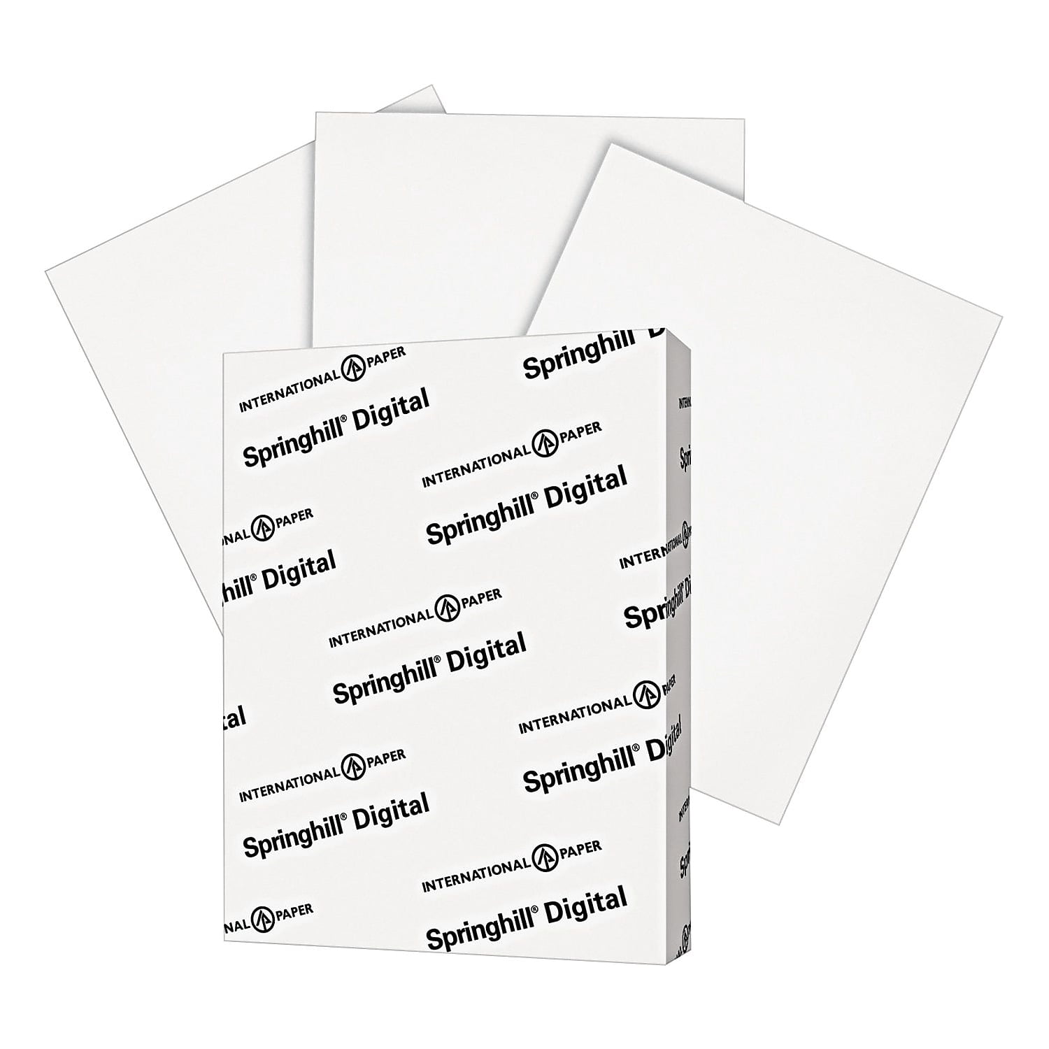 Springhill 015101 8.5 in. x 11 in. 90-lb. Digital Index Card Stock - 92 Bright White (250/Pack)