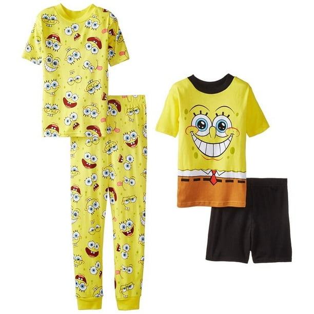 AME SpongeBob Squarepants Boys' 2pk Pajama Set 8