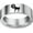 Aries, variant on Men's Constellations Ring, Stainless Steel Modern Statement Band, Smooth Side Edge Design, 8mm Width, Party Concert Everyday Style