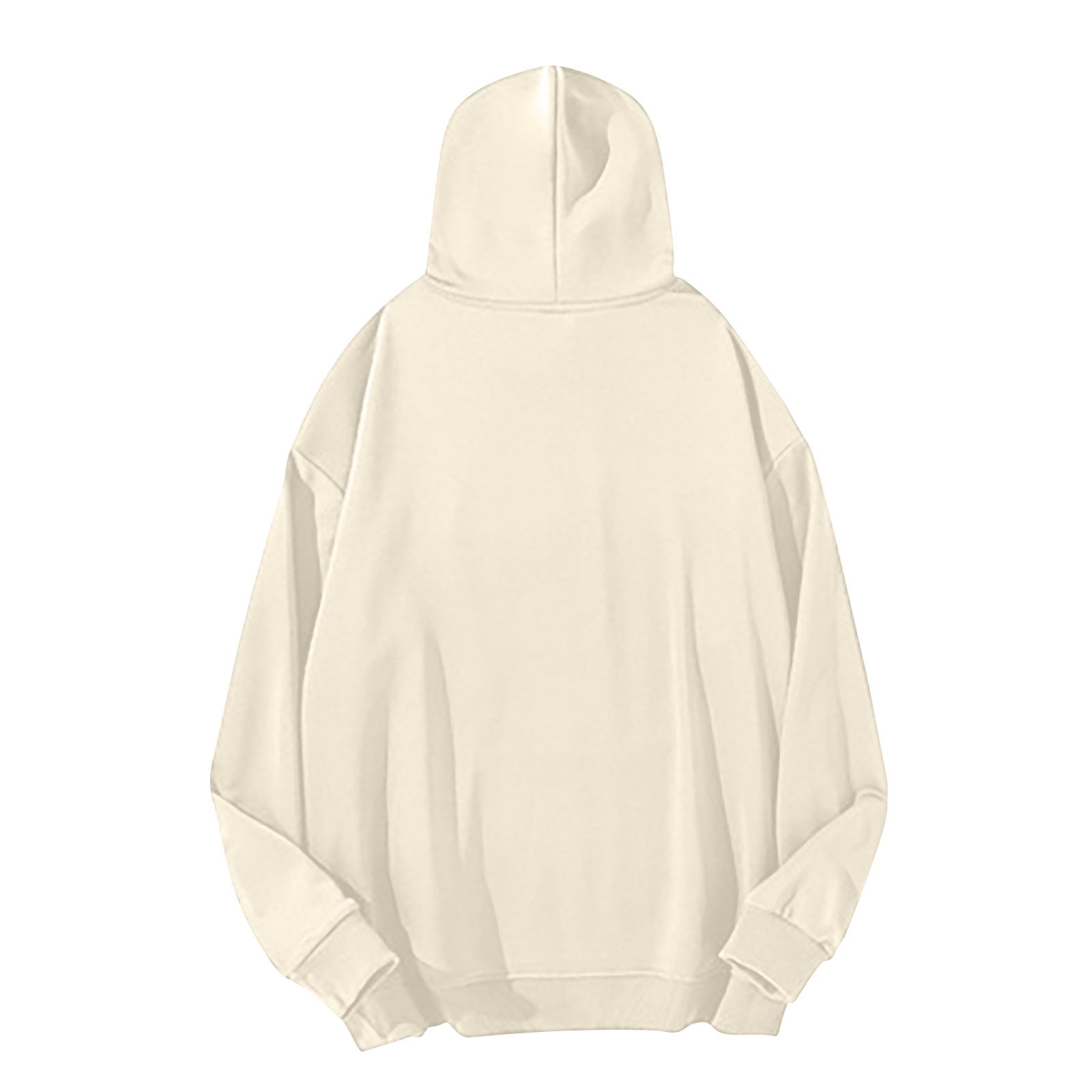 Mens Casual Big & Tall Hoodies S-4X Plus Size Long Sleeve Sweatshirts with Front Pocket Basic Solid Comfort Drawstring Pullover Hooded Tops