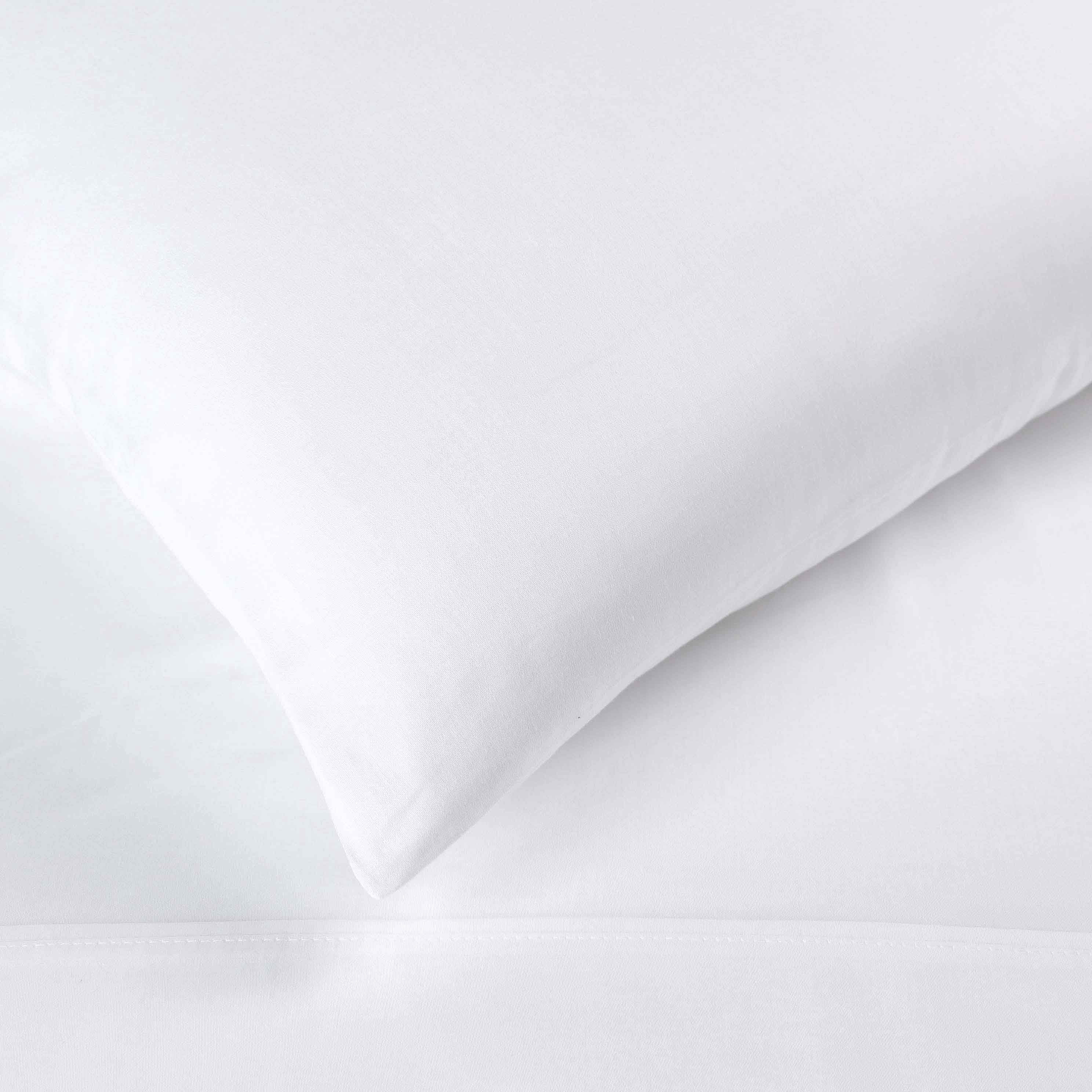Superior Egyptian Cotton 300 Thread Count Pillowcases, Set of 2, King, White