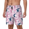 thumbnail image 1 of Balery Cartoon Poodle Dog Bañador para hombre, shorts de playa de secado rápido con entrepierna y forro de compresión-3X-Large, 1 of 6