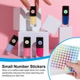 thumbnail image 4 of Uxcell Reflective Round Small Number Stickers, Self Adhesive Laser Consecutive Numbered Stickers Numbers 11, 4 of 7