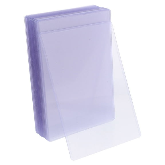 Raindrops 30pcs B6 Sized Hard Plastic Card Sleeves for Photos Paper Clear Transparent Card Holders for Picture, Card Sleeve Protectors