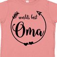 thumbnail image 4 of Inktastic World's Best Oma Girls Toddler T-Shirt, 4 of 5