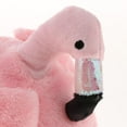 thumbnail image 3 of QccHieUs Flamingo Soft Plush Warm Slippers Home Indoor Shoes Gifts Half Slippers Pink Pink 3, 3 of 9