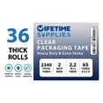 thumbnail image 2 of 36 Rolls [Upgraded] Clear Premium Packing Tape, 65 Yards, 2.2 mil, Heavy Duty Packaging Tape for Shipping, Moving, Sealing - Stronger & Thicker, 2 of 7