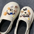 thumbnail image 2 of 14 piezas de adornos de sandalias de zuecos en 3D (cachorro de dibujos animados), adornos de zapatos, lindos adornos de zapatos para zuecos, zapatos, sandalias, pulseras DIY, 2 of 5