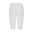 thumbnail image 5 of HAJWOH Capri Leggings for Women Cotton Knee Length Leggings Stretch Summer Lightweight Pants Casual Athletic Running Workout Yoga Pants, 5 of 6