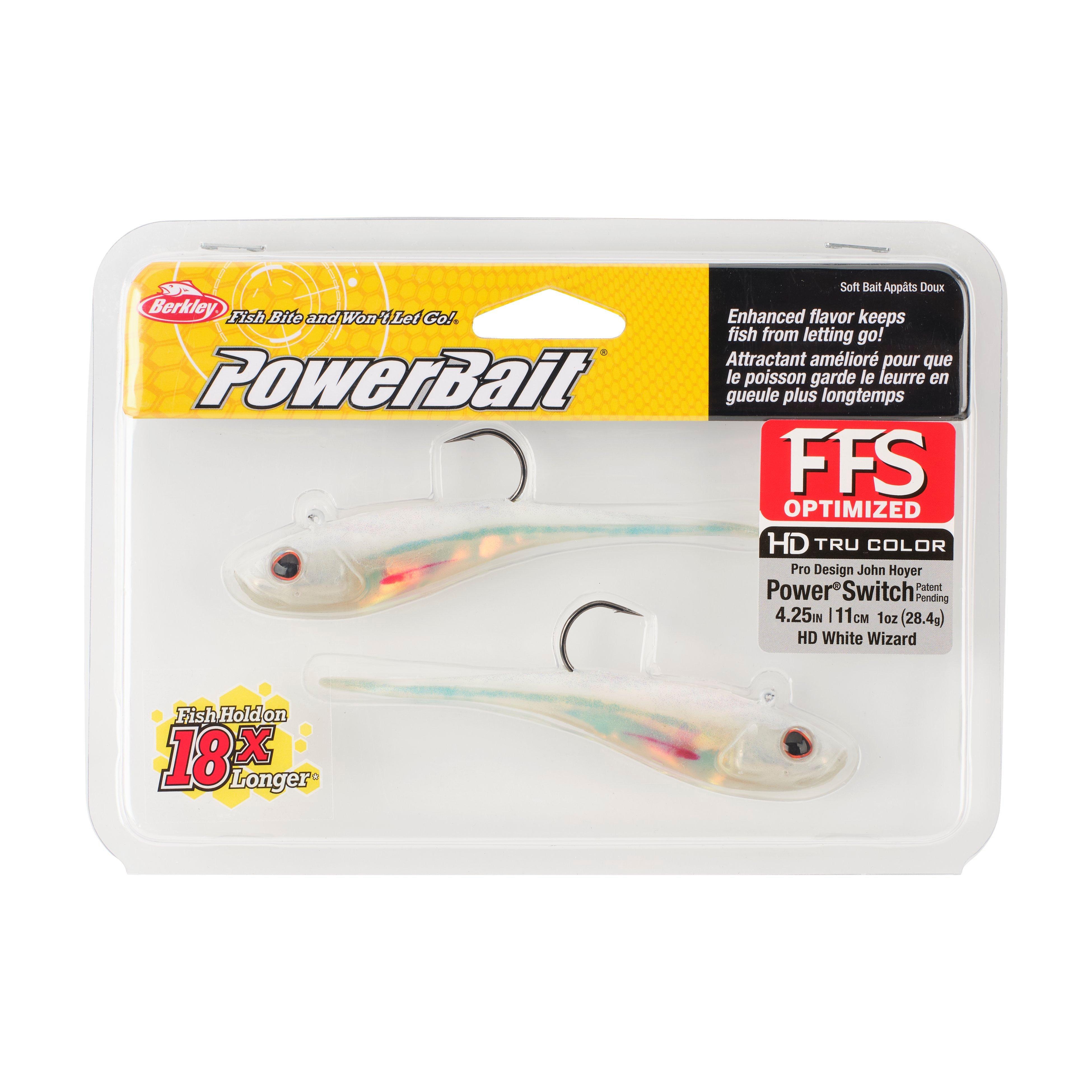 Berkley PowerBait® Power® Switch, 4.25 in, HD White Wizard