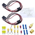 thumbnail image 3 of Destyer Metal Auto Dual Cooling Fan Relay Kit Universal Replacement Internal Detachable Upgrading Automotive Switch Accessories, 3 of 6