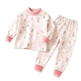 thumbnail image 4 of QSXADF Unisex Boys and Girls Fall Winter Sweatshirt Set Graphic Long Sleeve Loose Top Pant 2 Piece Set For Home Wear Children Clothing Set, 4 of 5