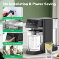 thumbnail image 3 of Ecoviva EM5 Countertop RO Water Filter, 8-Stage RO with Alkaline Mineralization, 40oz Glass Pitcher, Compact, Installation-Free, 13.6" x 12.4" x 6.8", Home & RV, with Extra RO Filter, 3 of 10