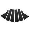 thumbnail image 2 of 6PCS Door Window B Pillar Trim Gloss Black Pillar Post Decal Cover Replacement for Kia K3 Forte Sedan Cerato, 2 of 5